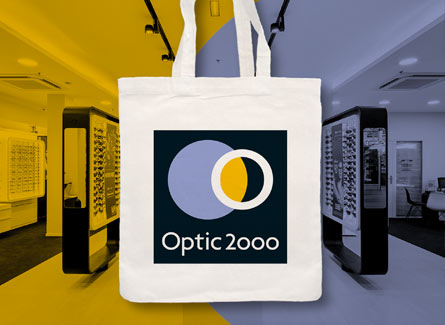 Sac tote bag Optic 2000 opticiens lunetiers